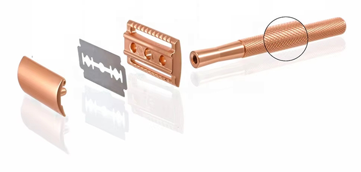 Elk detail van de Soothingskin Safety Razor
